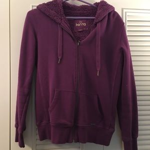 PAC Sun Kiera Fleece Zip Up Hoodie Size M